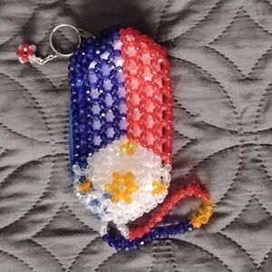 Beaded Wristlet Coin Purse (New)